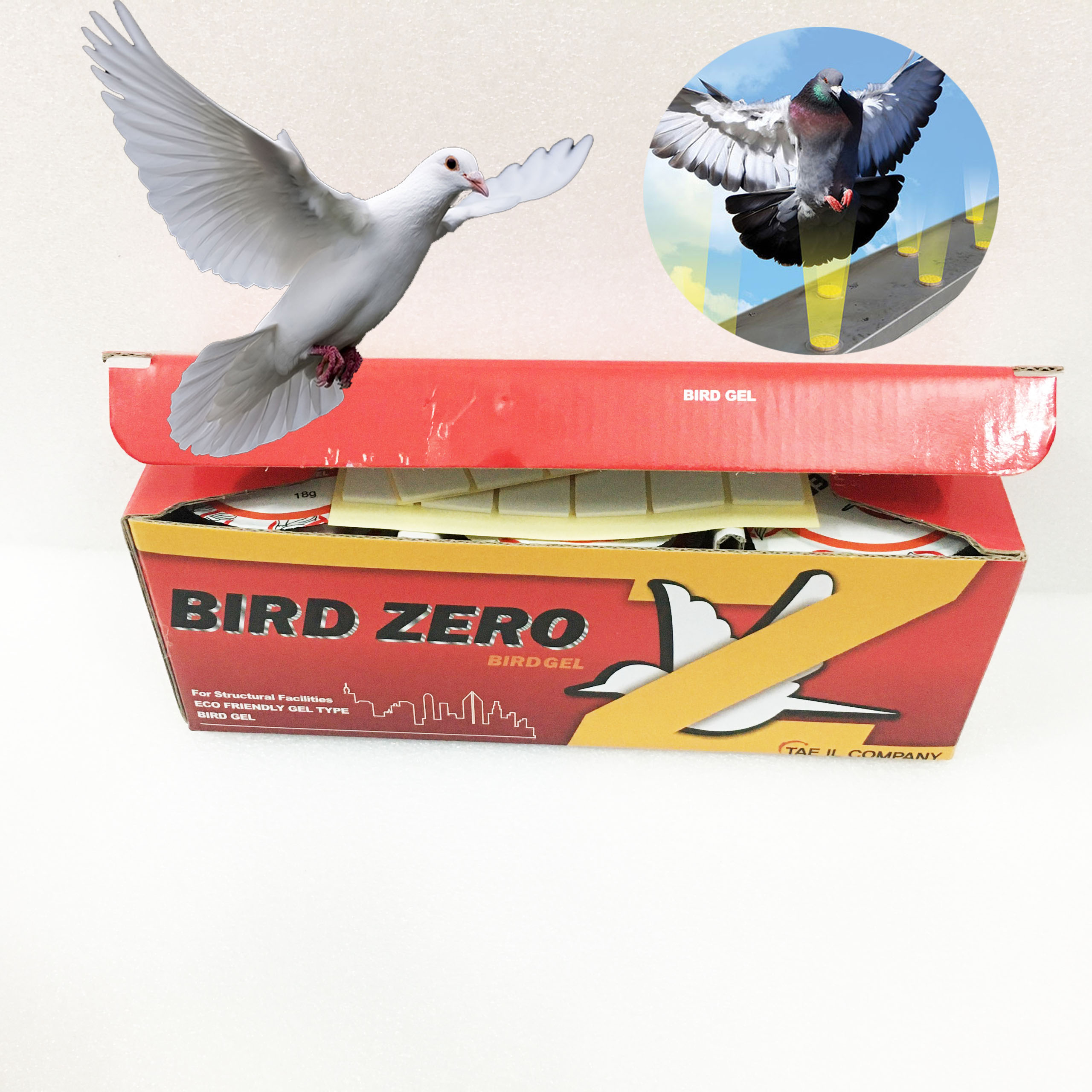 Gel xua đuổi chim gây hại Bird Zero - Gel tạo ảo giác lửa Bird Zero