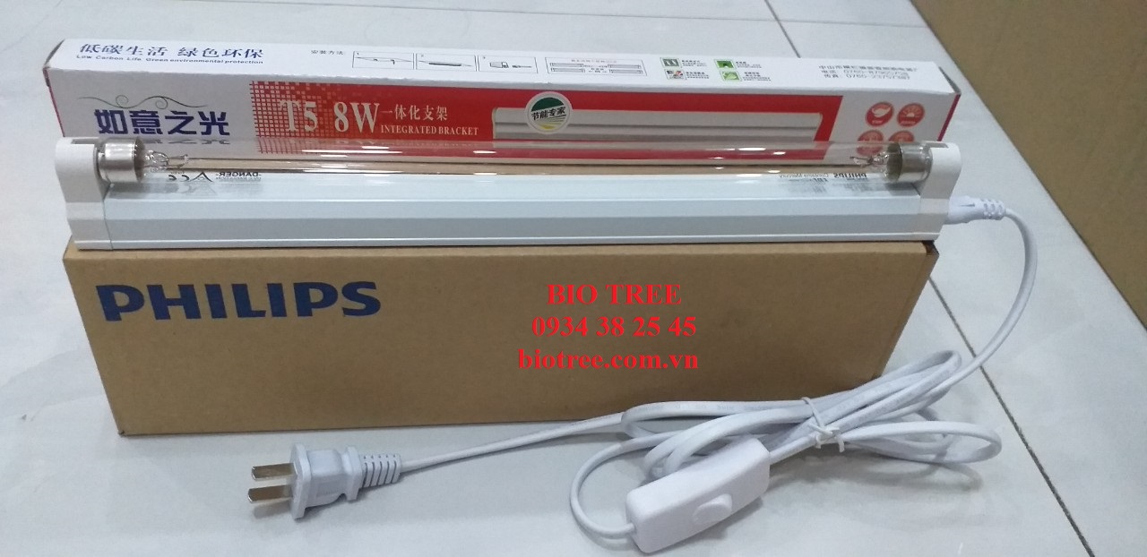bộ đèn diệt khuẩn 8w